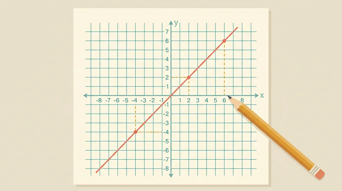 A student at a desk plotting points on a printed coordinate grid with a ruler and a sharp pencil