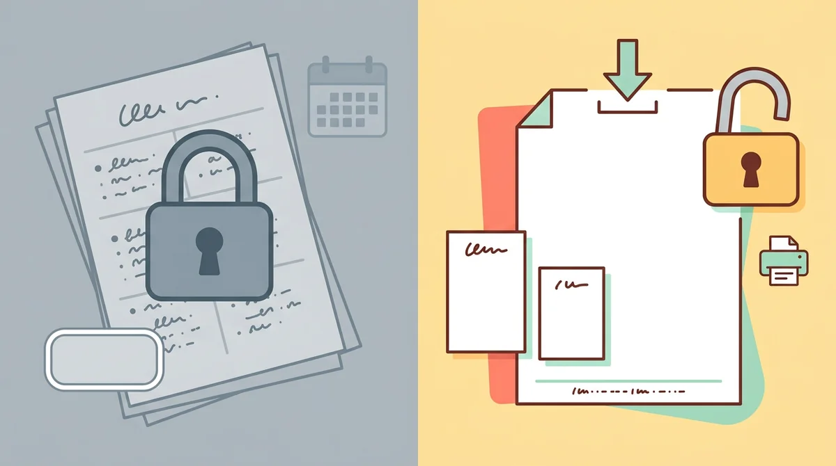 A printed sight word worksheet with an answer key beside it, an unlocked padlock, and a crossed-out price tag