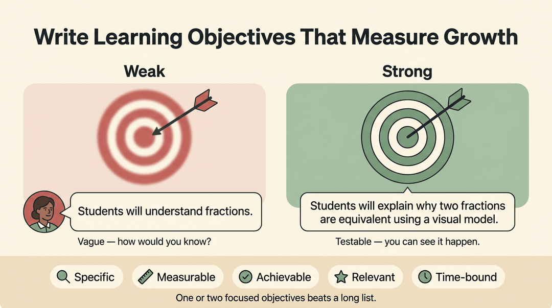 An educational graphic contrasts